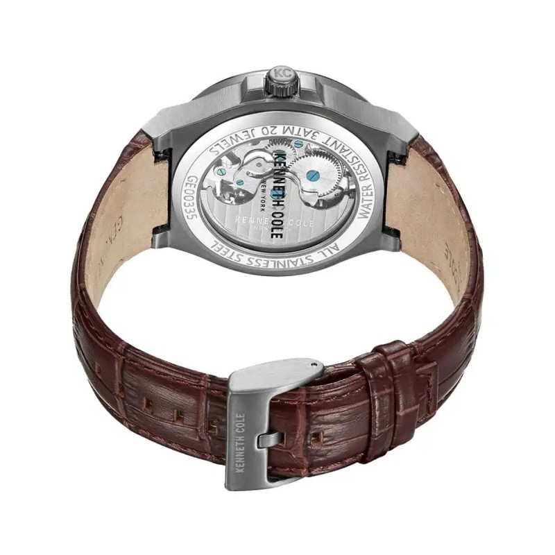 Montre Kenneth Cole Automatique Cuir Marron