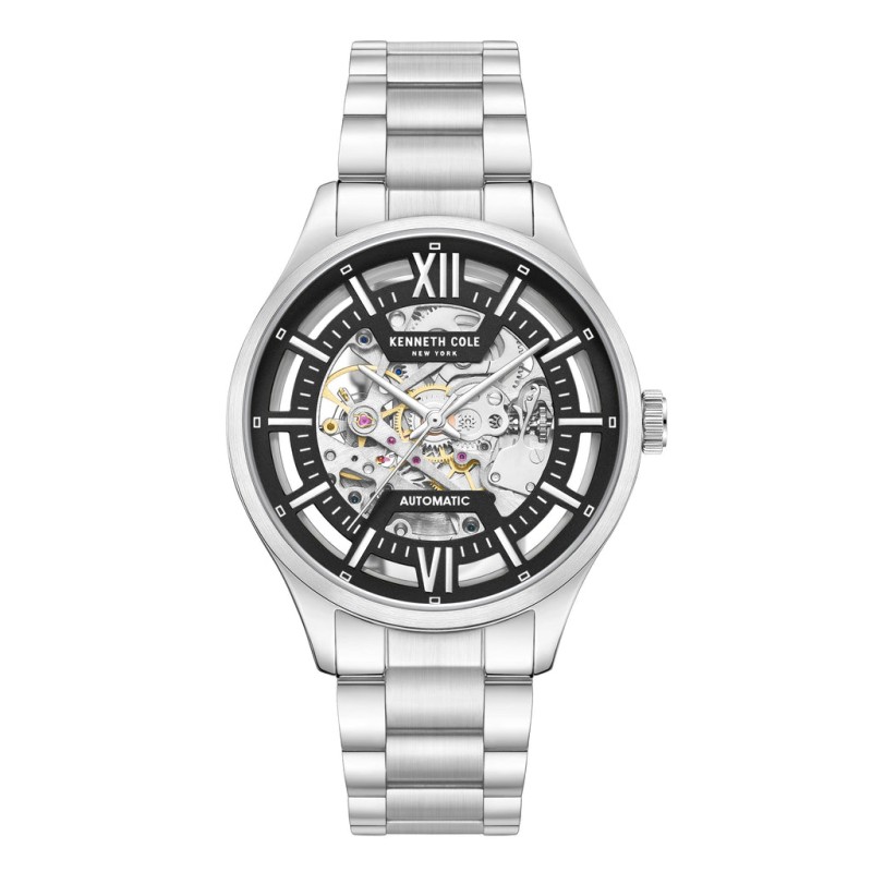 Montre Kenneth Cole Automatique Homme Acier Argenté