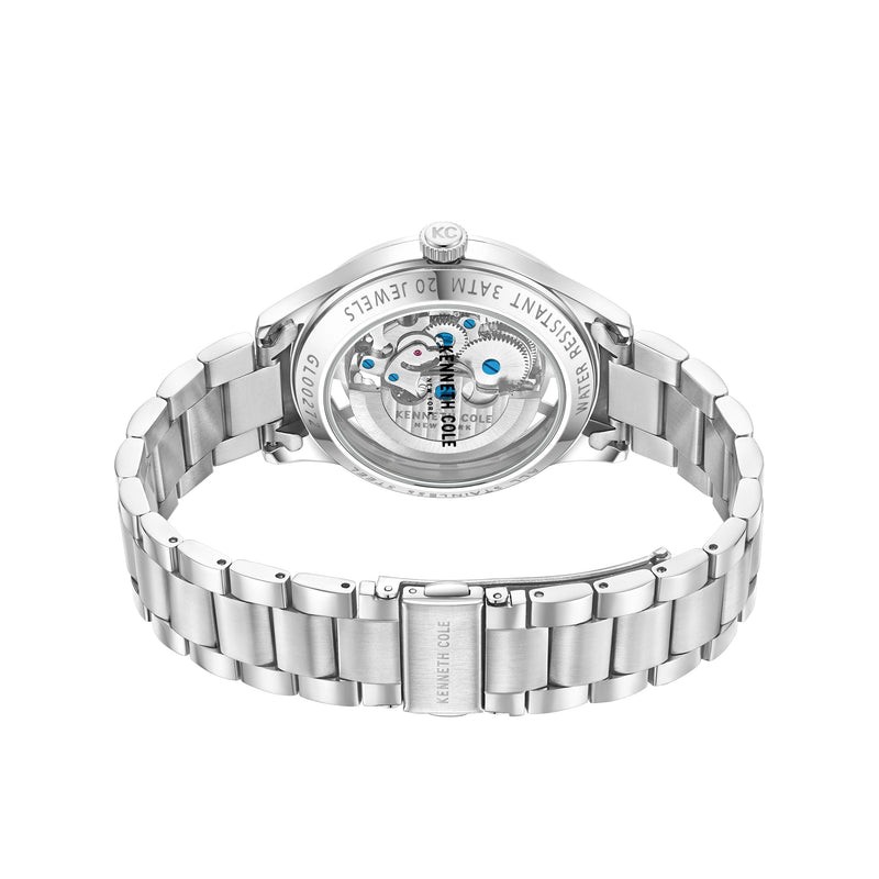 Montre Kenneth Cole Automatique Homme Acier Argenté