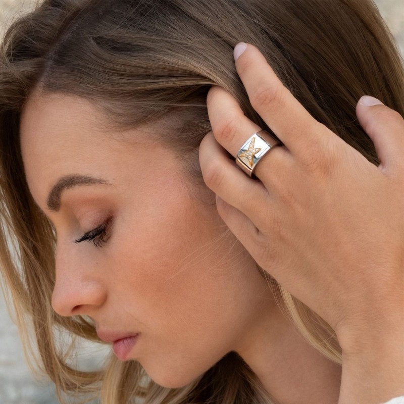 Bague Femme Mauboussin Envie de Star avec étoile en or et diamant
