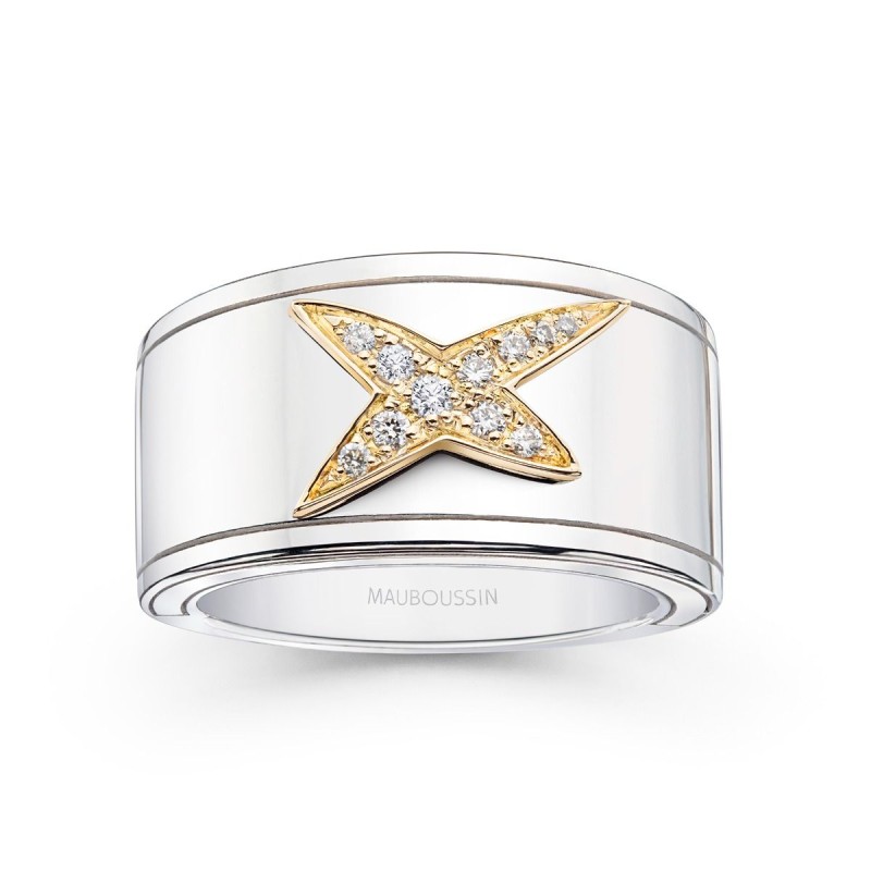 Bague Femme Mauboussin Envie de Star avec étoile en or et diamant