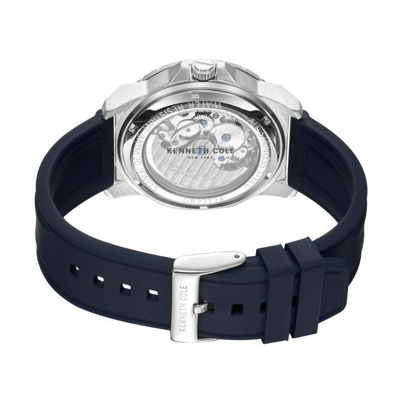 Montre Kenneth Cole Automatique Homme Silicone Bleu