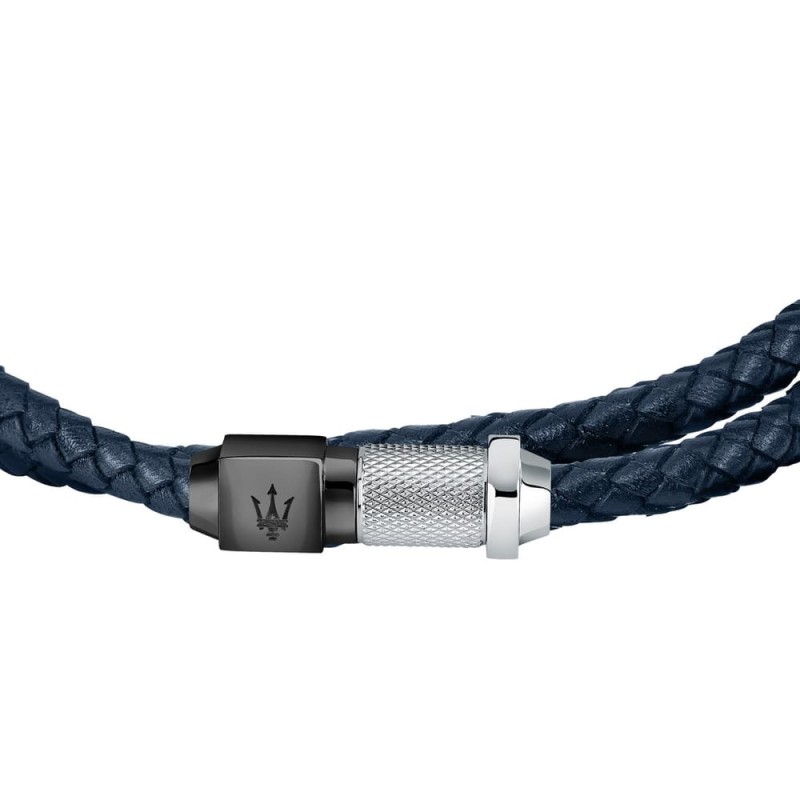 Bracelet Maserati Homme Cuir bleu