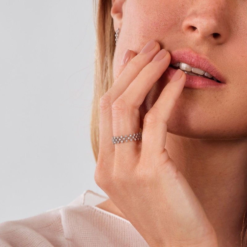 Bague Mauboussin Transparence Divine en or blanc et diamants