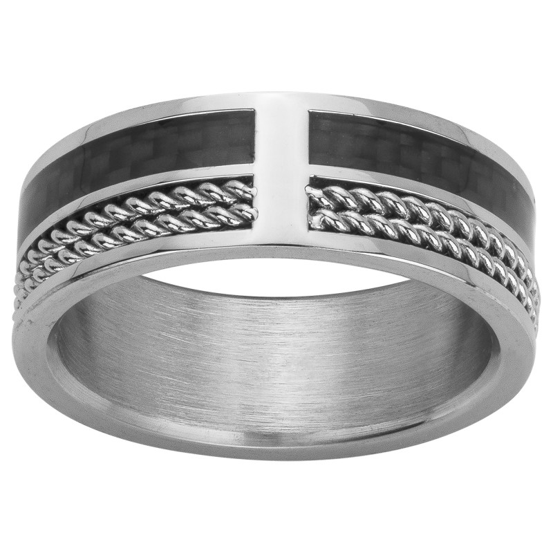 Bague JULIUS Homme Phebus en Acier