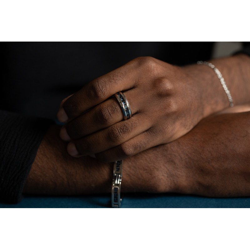 Bague CHRIS Homme Phebus en Acier