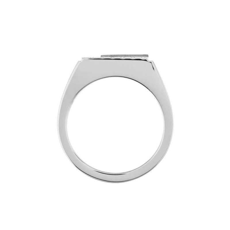 Chevalière BALTHAZAR Homme Phebus en Acier et diamant