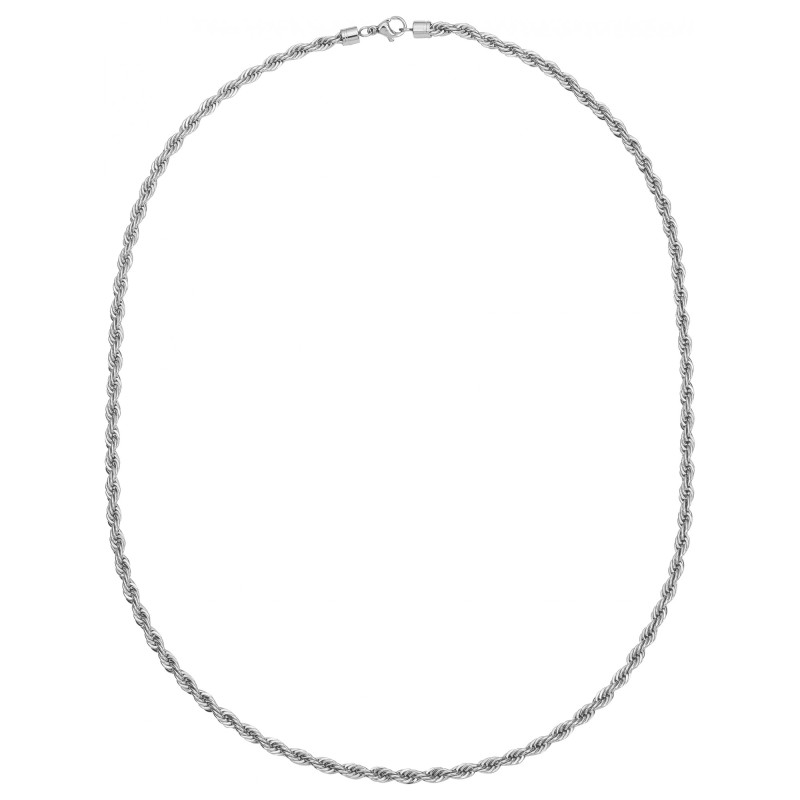 Collier chaîne Phebus NAHÏL homme torsadé en acier