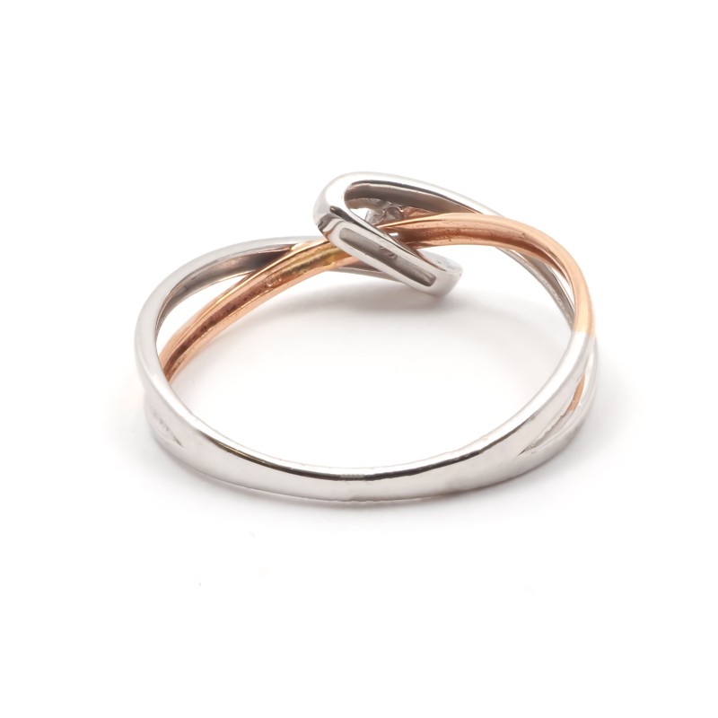 Bague en or 750/000 et diamant 0.015 carats