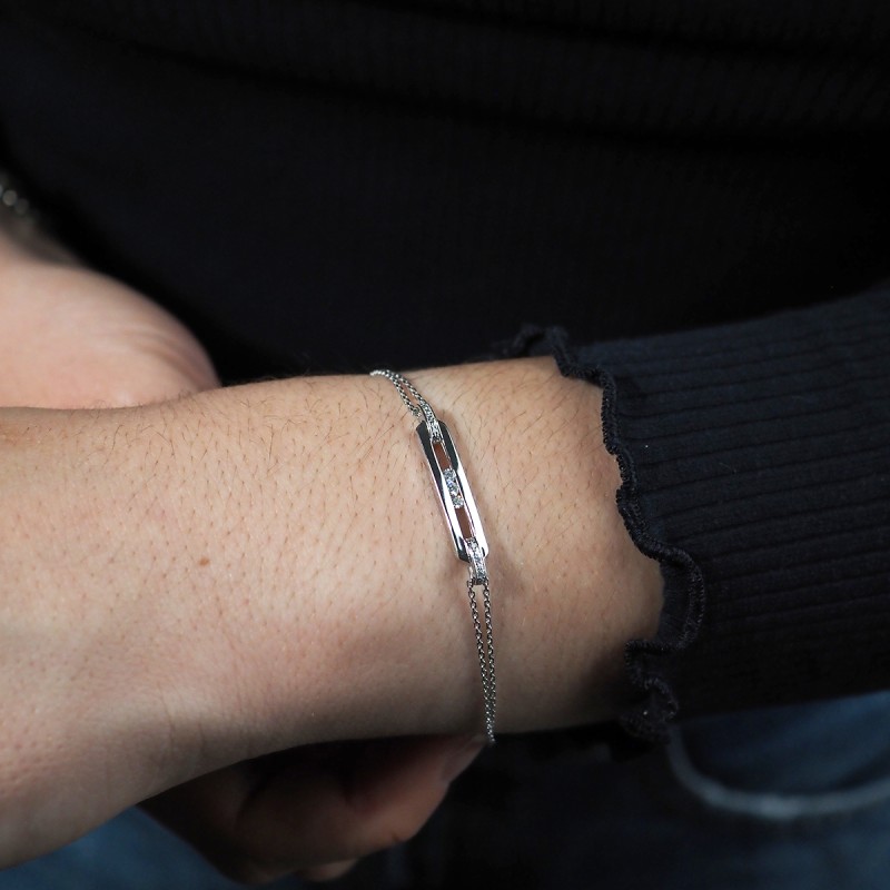 Carador - Bracelet OR 750/000 et Diamant