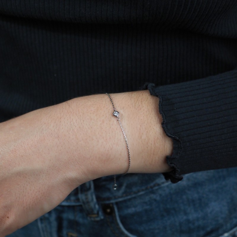 Bracelet Carador Or Blanc 750/000 diamant