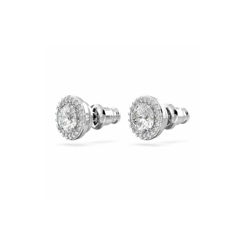 BOUCLES D OREILLES FEMME SWAROVSKI CONSTELLA METAL ARGENTE CRISTAUX BLANCS