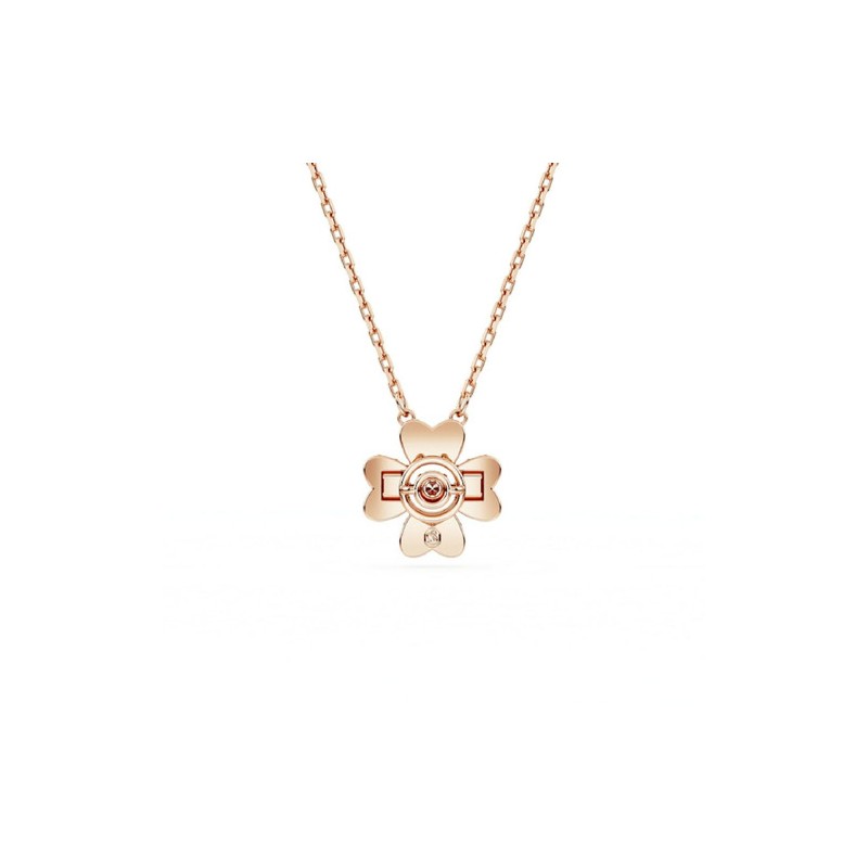 COLLIER FEMME SWAROVSKI IDYLLIA METAL DORE ROSE CRISTAUX ROSES