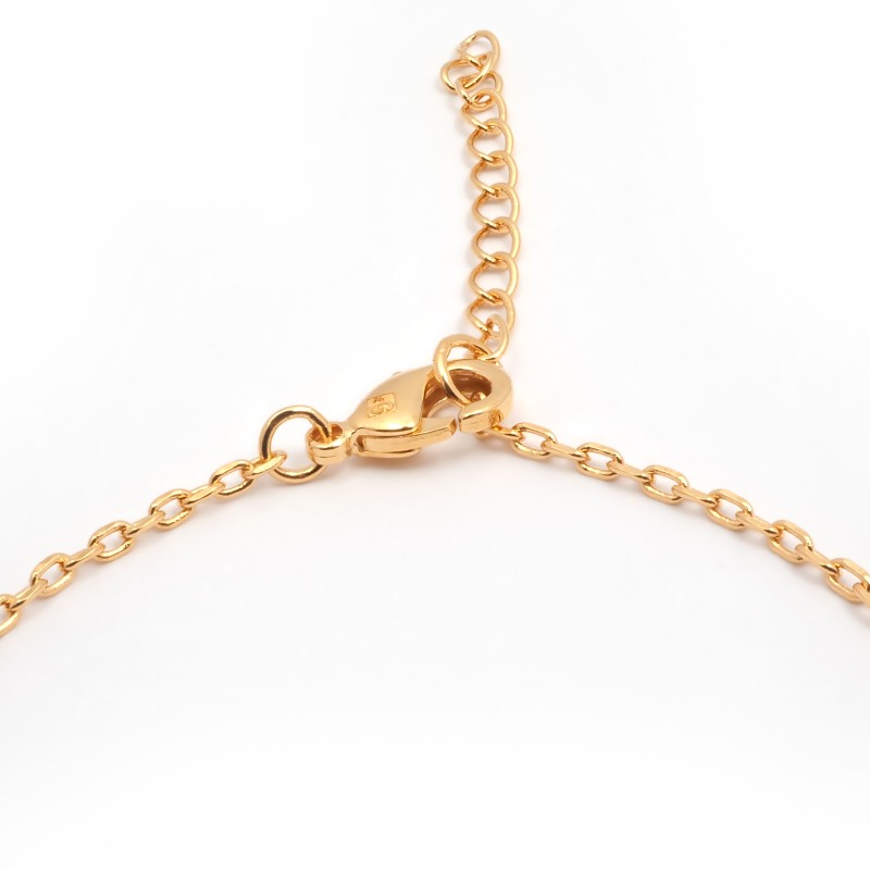 Bracelet fantaisie femme carador en plaqué or avec oxydes de zirconium modèle flèche