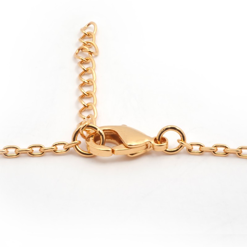 Bracelet fantaisie femme carador en plaqué or avec oxyde de zirconium motif signe infini