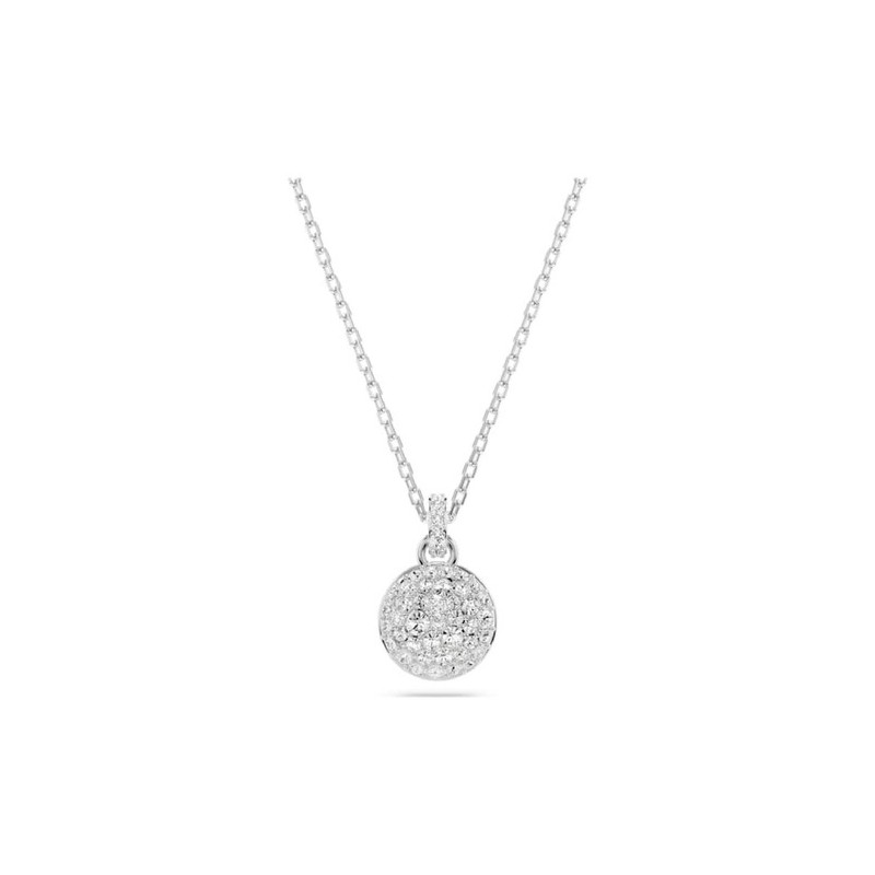 COLLIER FEMME SWAROVSKI METEORA  METAL ARGENTE CRISTAUX BLANCS