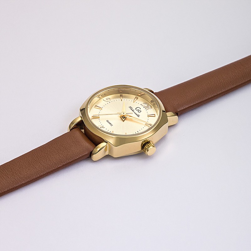 Montre GO GIRL ONLY Bracelet Cuir Marron