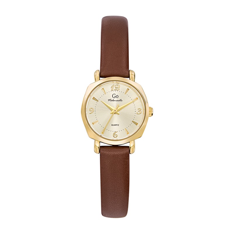 Montre GO GIRL ONLY Bracelet Cuir Marron