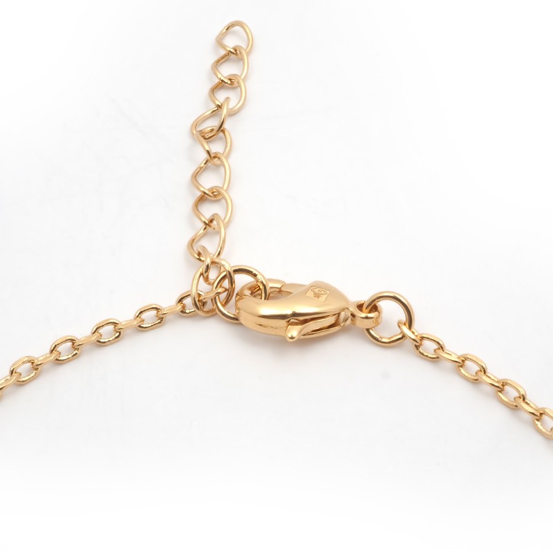 Bracelet femme carador en plaqué or avec oxydes de zirconium motif cercle serti