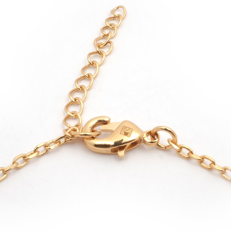 Bracelet femme carador en plaqué or avec oxydes de zirconium motif infini