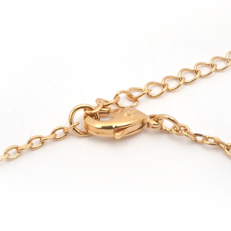 Bracelet femme carador en plaqué or avec oxydes de zirconium motif cercles entrelacés