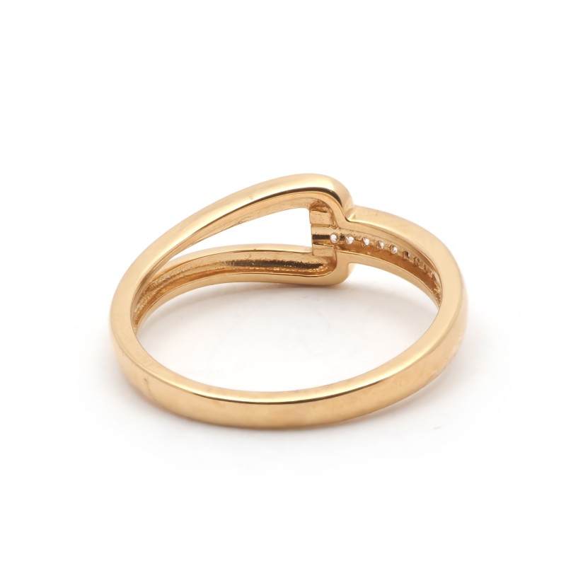 Bague Femme Carador  en plaqué or et Oxydes de zirconium