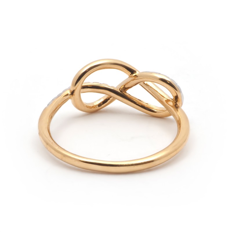 Bague fantaisie femme carador en plaqué or avec oxydes de zirconium