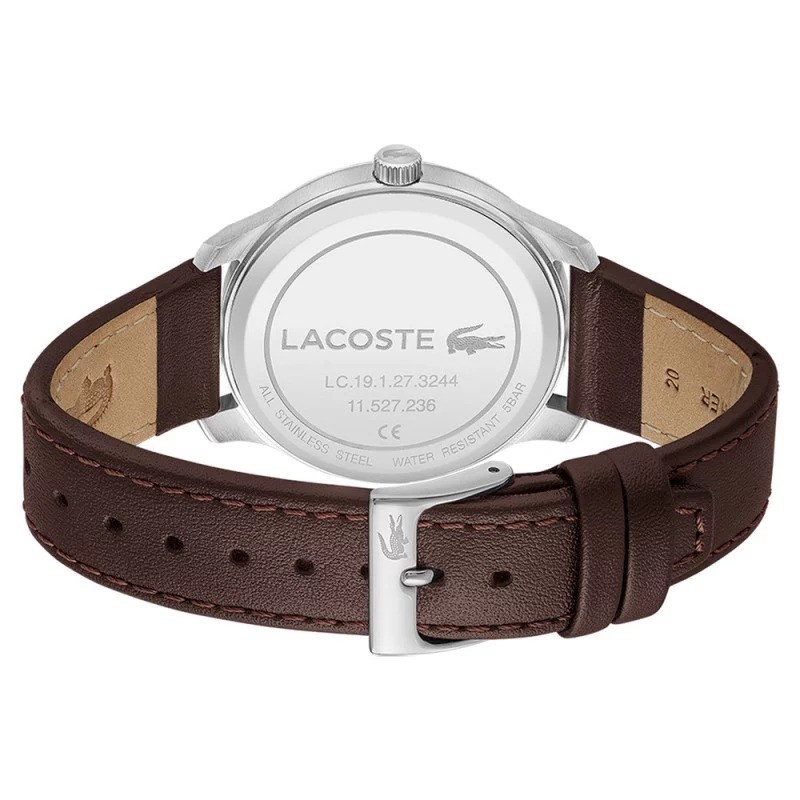 Montre Lacoste Homme Lisbon Bleu En Cuir