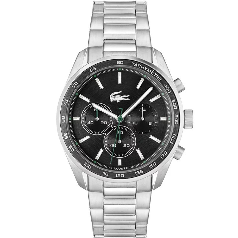 Montre Lacoste Homme Boston Noir En Acier