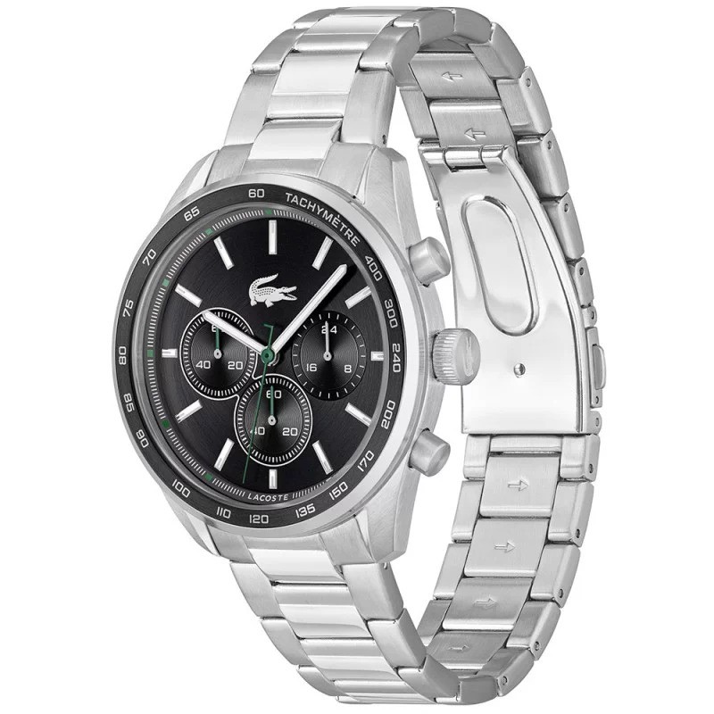 Montre Lacoste Homme Boston Noir En Acier