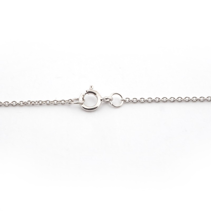 Collier éternel Femme Carador or blanc 750/000 et diamants