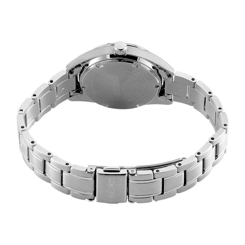 Montre Mixte Seiko bracelet en acier et cadran rose