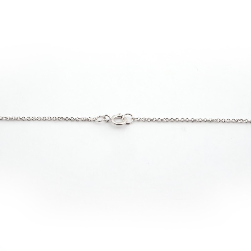 Collier Femme Carador Trilogie de diamants en or blanc 750/000