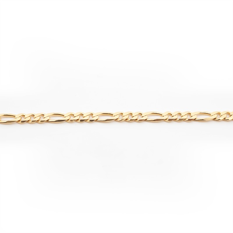 Chaine Carador Or jaune 750/000 Maille Alternée 45 cm