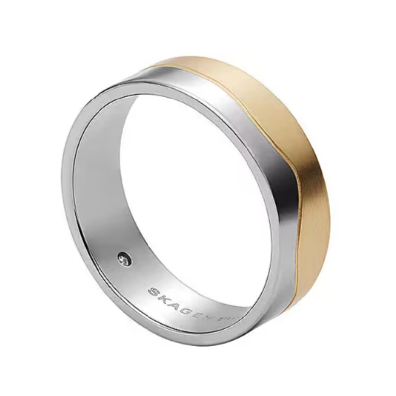 Bague Skagen Femme en acier bicolore Kariana