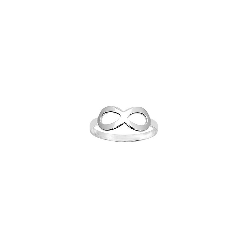 BAGUE ARGENT FEMME CARADOR MOTIF SIGNE INFINI