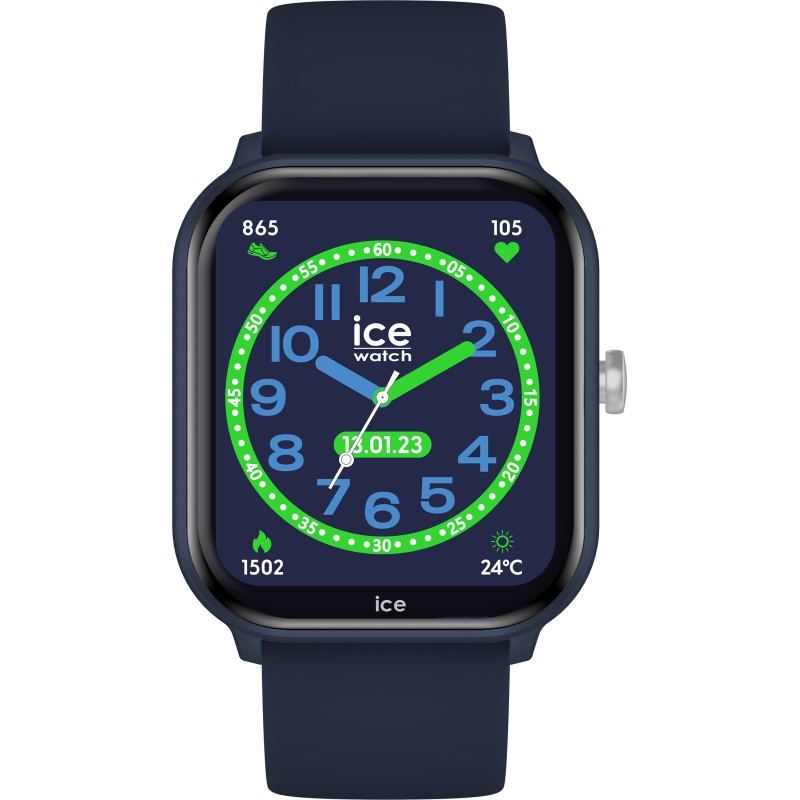 Montre homme Ice Watch Smart 2.0 connectée Bracelet bleu