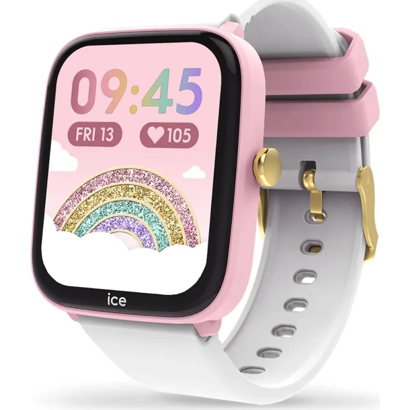 Montre homme Ice Watch Smart 2.0 connectée Bracelet blanc