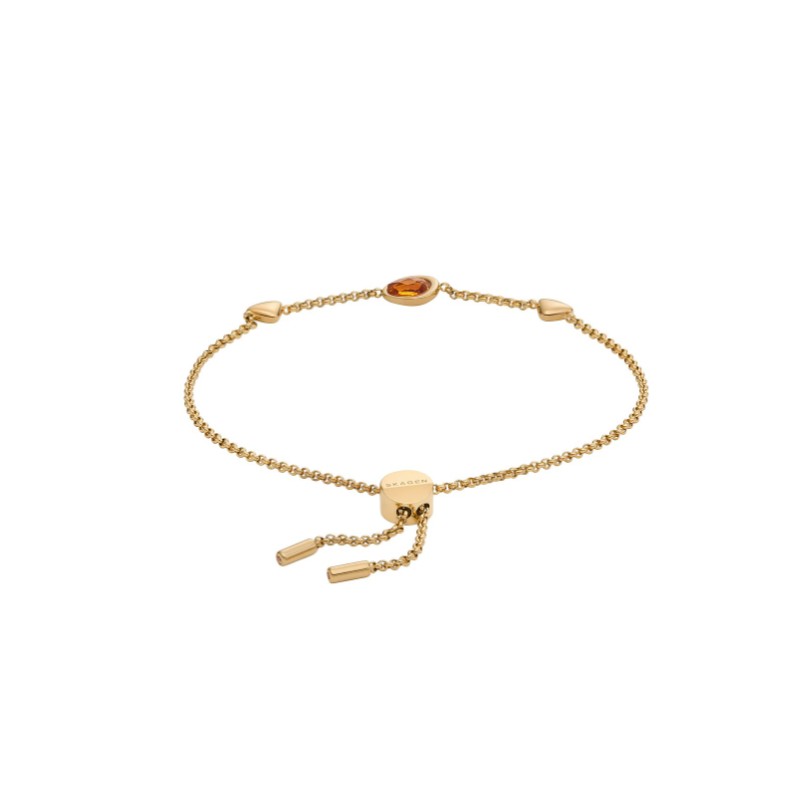 Bracelet Sea Glass Skagen acier doré