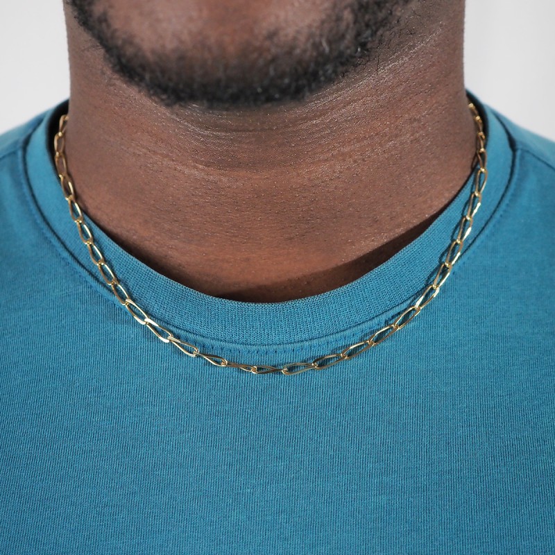 Chaine Carador Or jaune 750/000 Maille cheval 45 cm