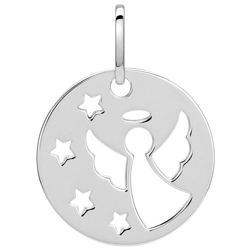 PENDENTIF CARADOR ARGENT ANGE DECOUPE