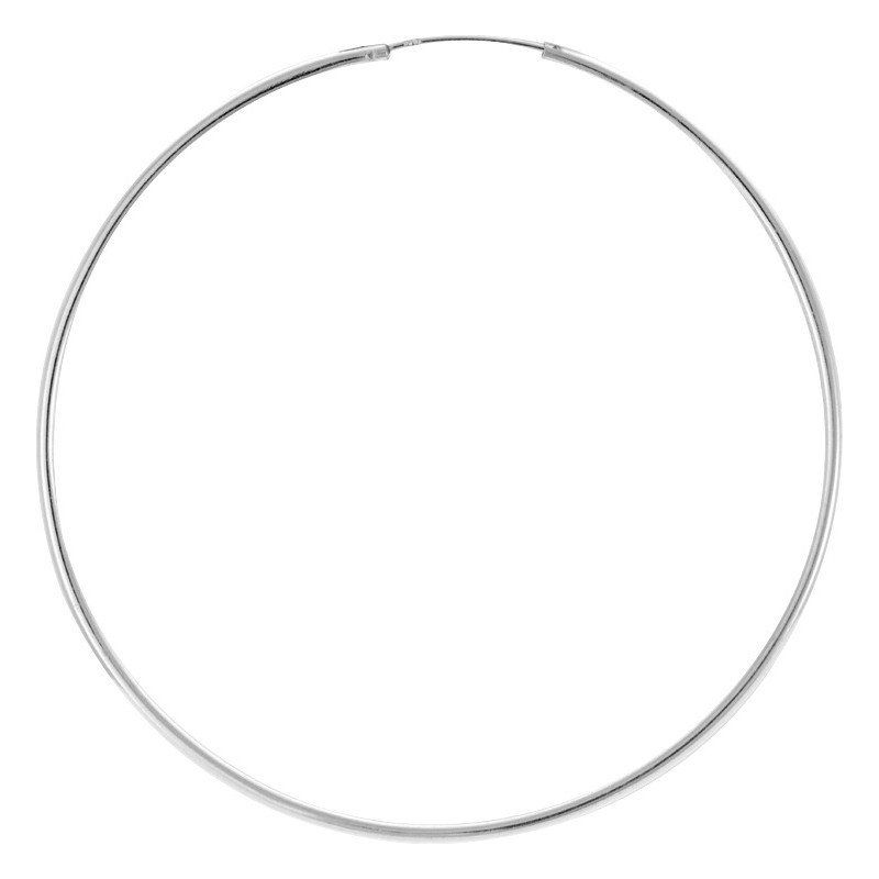 Boucles d'oreilles créoles argent 925/000 FIL 1.5MM