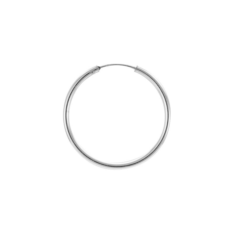 Boucles d'oreilles créoles argent 925/000 FIL 2MM