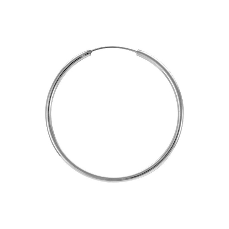 Boucles d'oreilles créoles argent 925/000 FIL 2MM