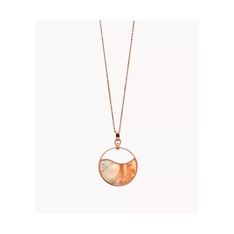 Collier sépia Femme Skagen Agnethe en nacre ombré