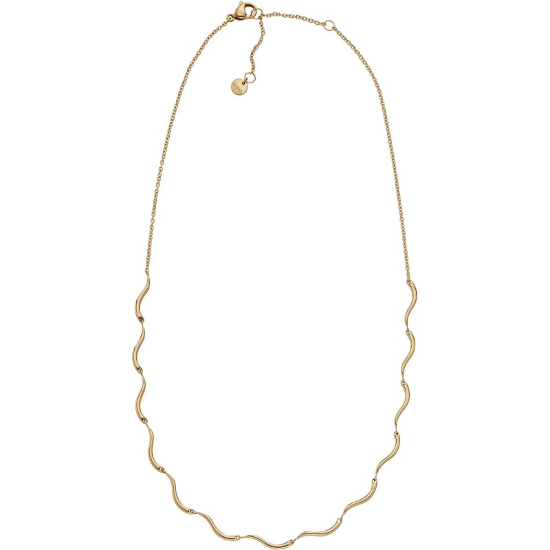Collier Femme Skagen Wave en acier doré