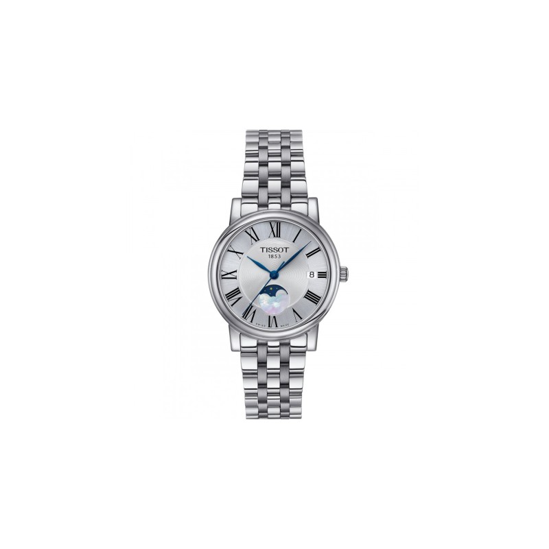 Montre femme TISSOT CARSON PREMIUM LADY aiguilles bleues
