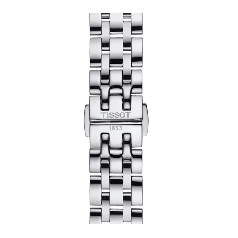Montre Femme Tissot Classic dream bracelet acier argenté cadran blanc