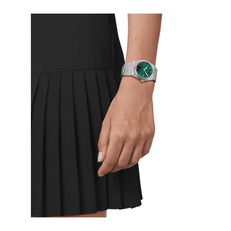 MONTRE MIXTE TISSOT PRX POWERMATIC 80 CADRAN BLEU VERT