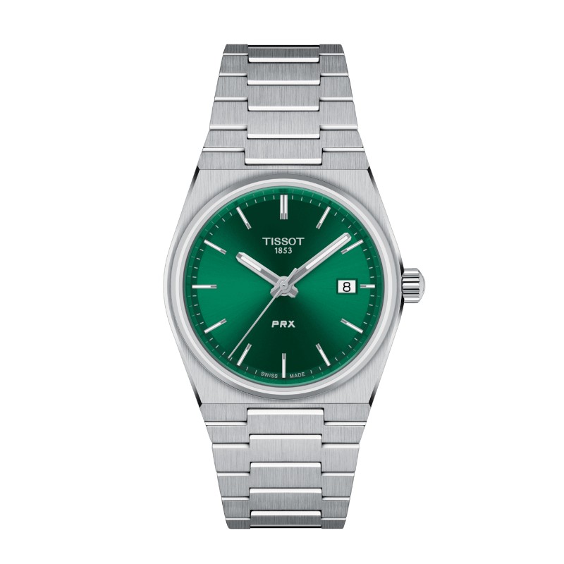 MONTRE MIXTE TISSOT PRX POWERMATIC 80 CADRAN BLEU VERT
